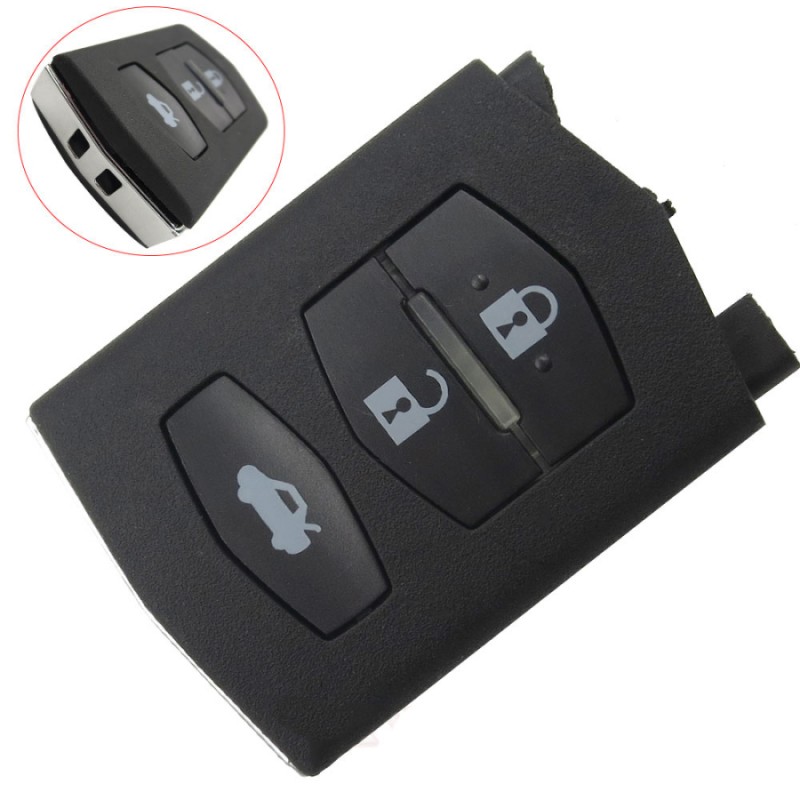 KEY SHELL PREDISPOSITION RADIO CONTROL MAZDA 3, 5, 6, 3 BUTTONS ONLY BOTTOM PART
