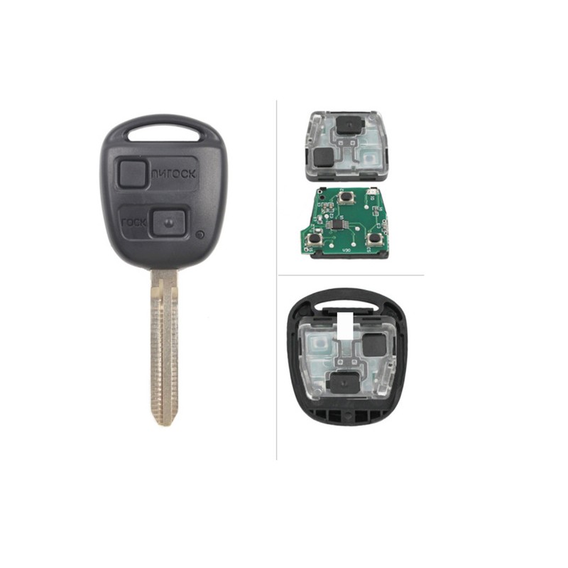 TOYOTA 2 BUTTONS 433MHZ LAMA TOY43